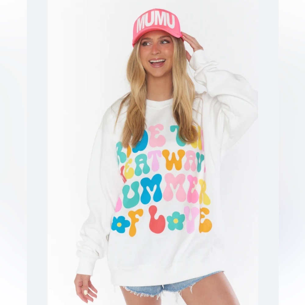 Show Me Your MuMu White Sweatshirt